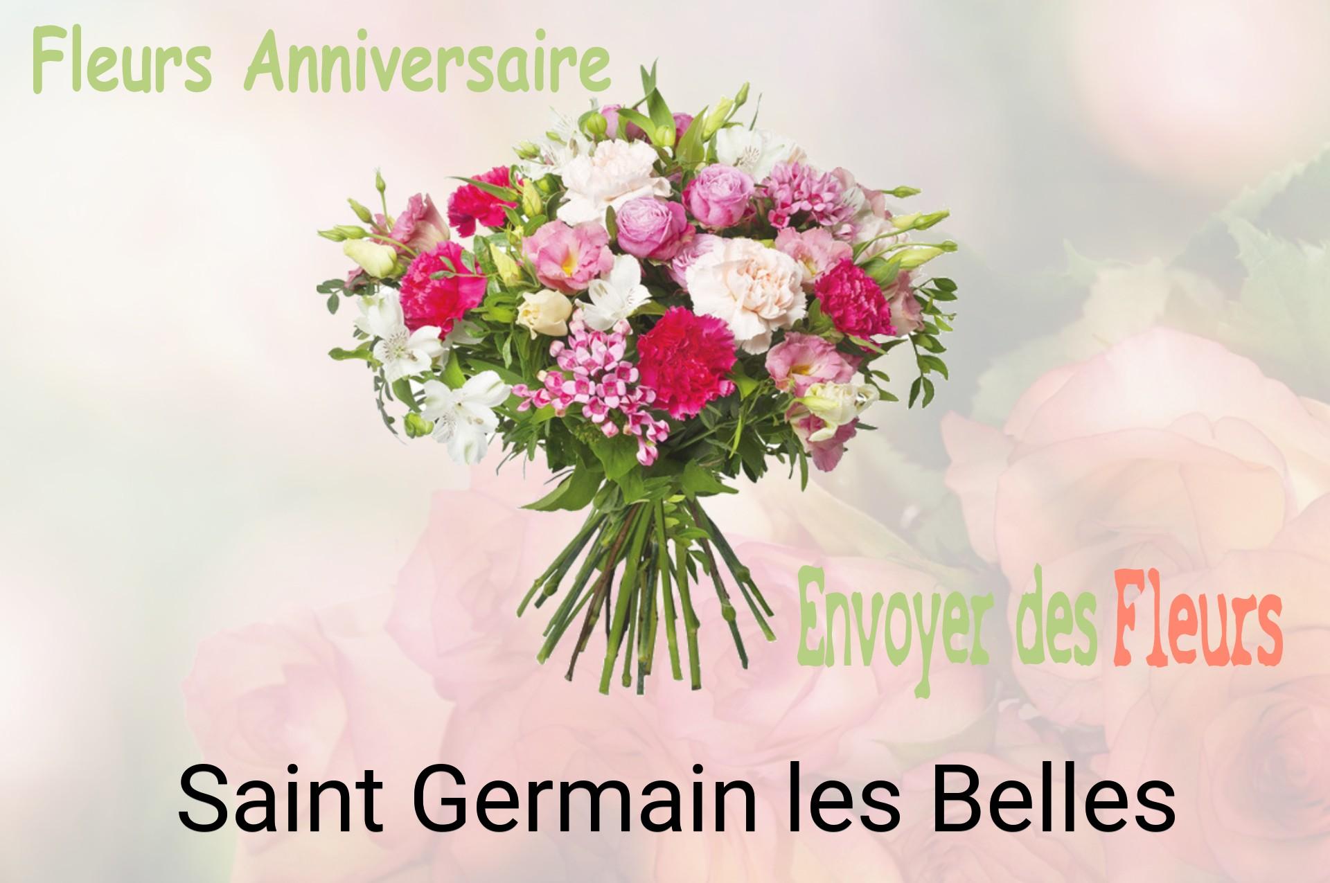 Bouquet de fleurs d’anniversaire livré à Saint-Germain-les-Belles