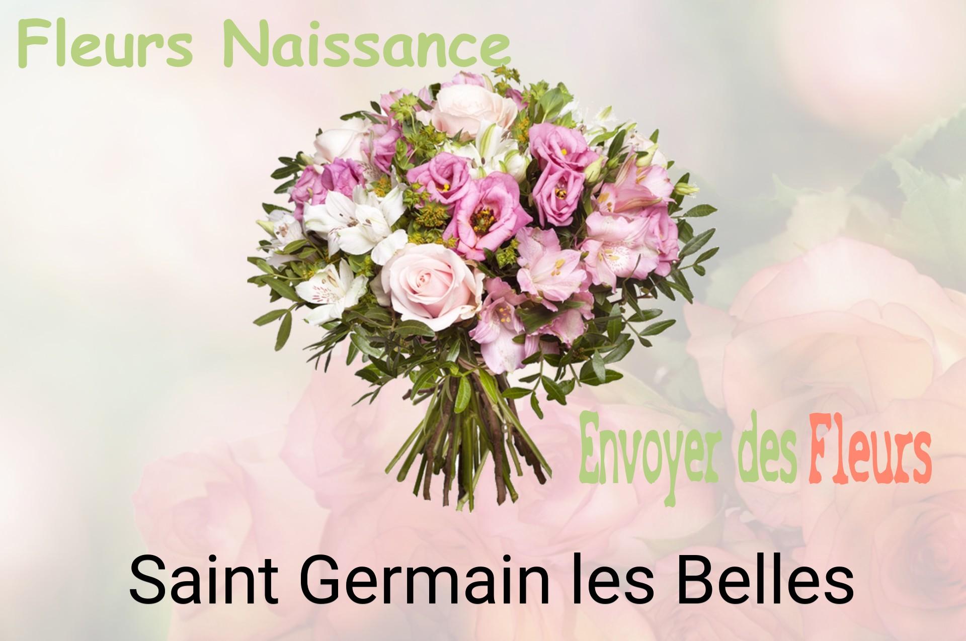 Bouquet de fleurs de naissance livré à Saint-Germain-les-Belles